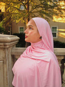 Bamboo Cloud Jersey Hijab- Petal