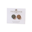 Snagless Hijab Magnets- Moss Green and Tan