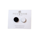 Snagless Hijab Magnets- Black and White