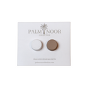 Snagless Hijab Magnets- White and Tan