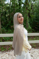 Premium Modal Hijab- Dune