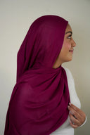 Mulberry Premium Modal Hijab + Mocha Bamboo Jersey Undercap