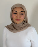 Dune Premium Modal Hijab + Stone Bamboo Jersey Undercap
