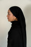 Premium Modal Hijab- Black Obsidian
