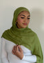 Premium Modal Hijab- Palm Green