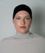 Bamboo Jersey Tie-Back Undercap- Obsidian