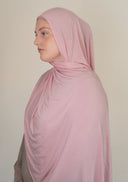 Bamboo Cloud Jersey Hijab- Petal