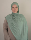 Bamboo Cloud Jersey Hijab- Willow