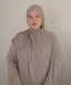 Bamboo Cloud Jersey Hijab- Driftwood