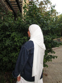 Bamboo Cloud Jersey Hijab- Cloud
