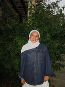 Bamboo Cloud Jersey Hijab- Cloud