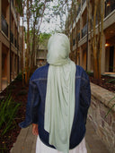 Bamboo Cloud Jersey Hijab- Willow