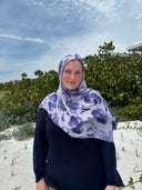 Lavender Bloom Modal Hijab