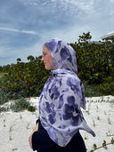 Lavender Bloom Modal Hijab