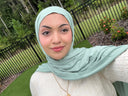 Bamboo Cloud Jersey Hijab- Willow